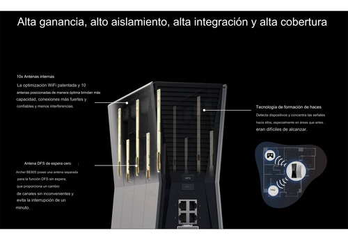 Tp-link Archer Be805 Wi-fi 7 Router Tri-band Be19000