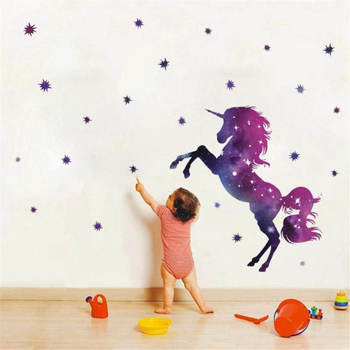 Qisheng Adhesivos De Pared De Unicornio, Adhesivo De Pared D