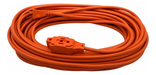 Extension Eléctrica De Uso Rudo Extencion Multicontactos Electricos 20 Metros 3 Contactos Aterrizados Color Naranja Calibre 16 Sjt 2x16 Awg 1.31 Mm2 60hz 60 Grados C, 13a