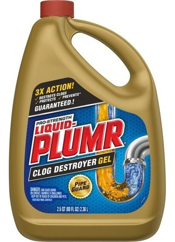 Gel Destapacaños Plus Liquido Plumr 2.36l