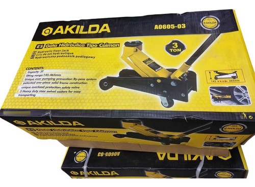 Gata Hidráulica 3 Ton. Tipo Caimán. Oferta!