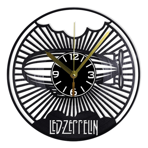 Reloj De Pared Disco Vinil Vinilo Acetato Led Zeppelin 57