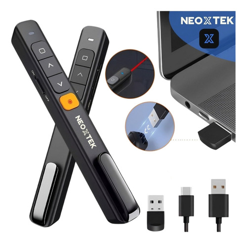 Caneta Laser Power Point Controle Sem Fio Apresentador Slide