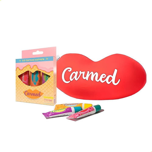 Kit Carmed Sorvete Verao Com 3 Bisnagas De 10g Por 30$