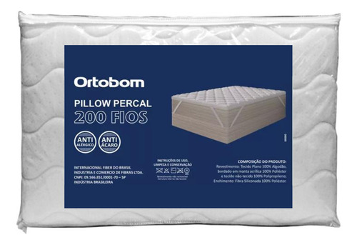 Protetor De Colchão Pillow Top Solteiro 200 Fios Ortobom