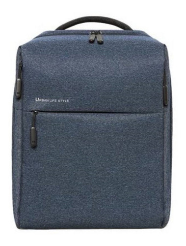 Mochila Mi City Backpack 14'' Xiaomi Color Azul oscuro Diseño de la tela Liso