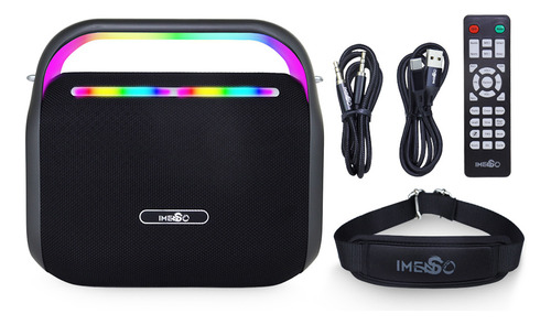 Caixa De Som Imenso X40 Pro 120w Cor Preto 2 Microfones
