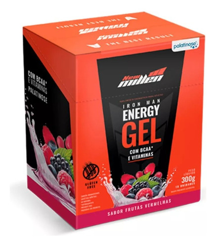 Gel Repositor Energético New Millen 10 Sachet De 30g 