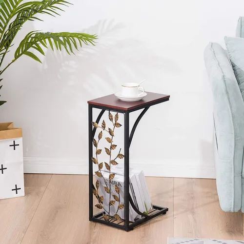 comprar Mesa Auxiliar Forma C Para Sofa Espacio Sala Estar Facil