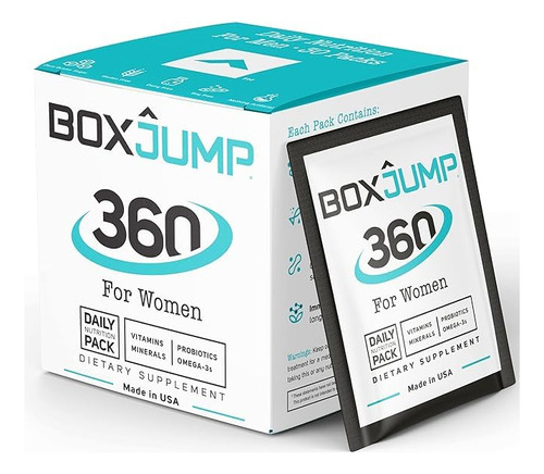 Boxjump 360 - Paquetes De Multivitaminicos Diarios Para Muje