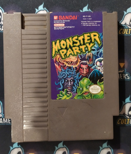 Monster Party Para Nintendo Nes Cartucho Colección