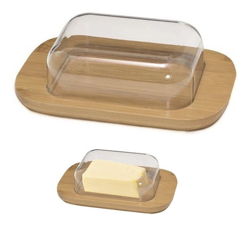 Mantegueira De Bambu Com Tampa Ecokitche Bm20188 Mimo Style Cor Natural Bambu