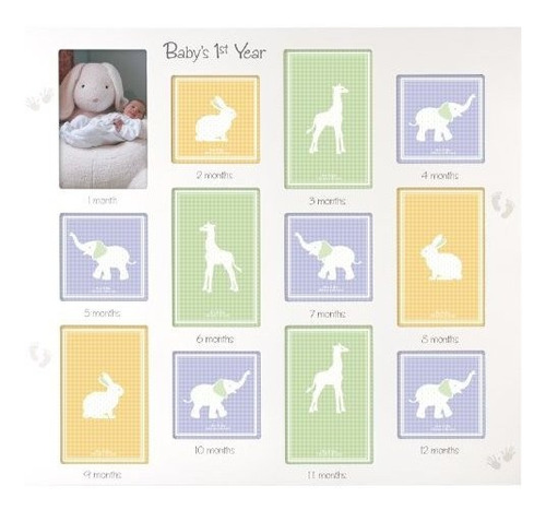 Malden International Designs Baby's 1st Year Wall 387g7