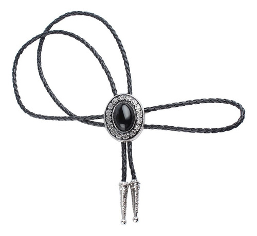 Western Vintage Cowboy Male Bolo Tie Pendant Necklace