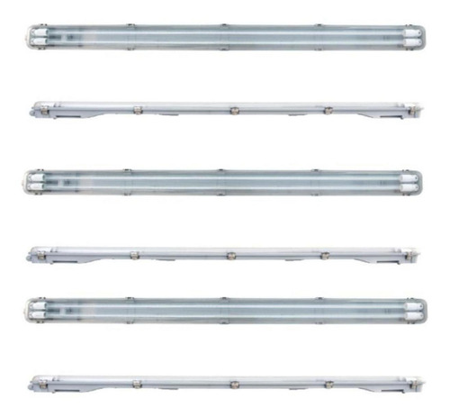 Base Para Lamparas Led T8, Mxlta-003, 3 Pzas,100-277 V, 65 I Estructura Blanco