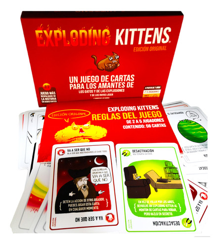 Explotting Kittens Juego De Mesa En Español