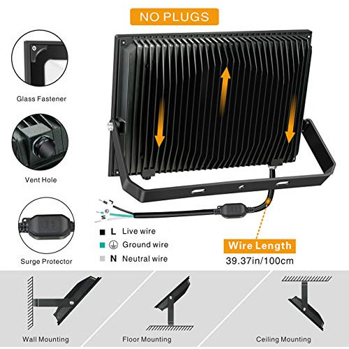 Foco Led De 200w, 16000 Lúmenes, 3000k, Iluminación D...