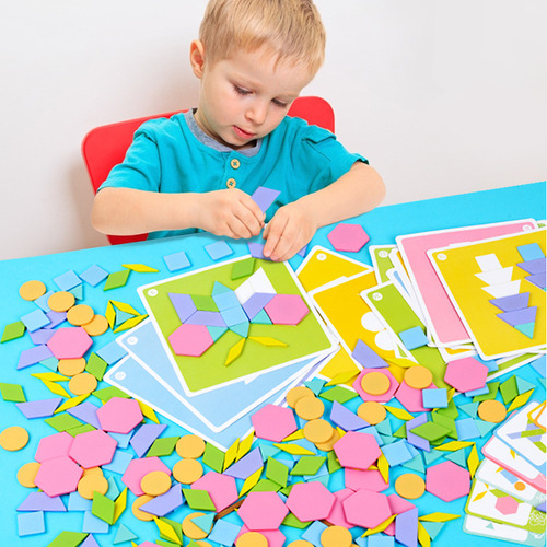 Rompecabezas Tangram Juguete Creativa Geométrica 230pzs