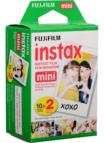 Fujifilm Cartucho Instax Mini Iso 800 Twin Pack (20 Hojas)