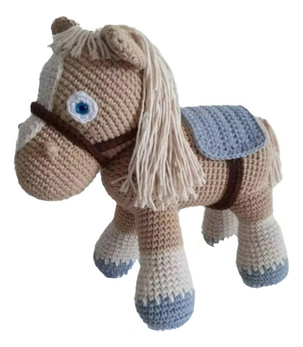 Original - Patrón Crochet - Caballo Percherón - Granja Zenón