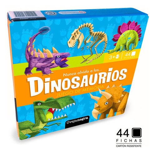 Juego De Memoria Didactico Infantil Nunca Olvido Dinosaurios