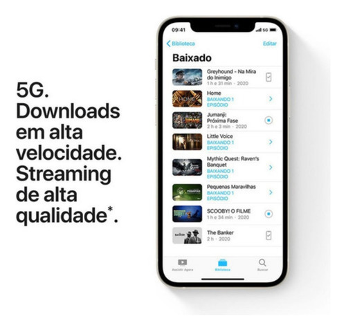 Apple Iphone 12 Preto (128gb) + Todos Acessórios - 100% Cinza-escuro