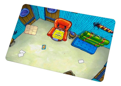 Sticker Para Tarjeta Nuevo Bob Esponja Aburrido Imagen