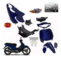Comprar Kit Plasticos Para Honda Biz 110 + Faros + Tornillos Calcos