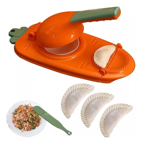 Máquina P Hacer Dumpling Mini Empanda Prensa Manual, 2 En 1