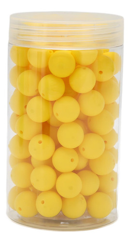 Perlas De Silicona De 15 Mm, 105 Piezas, Redondas, Sueltas,