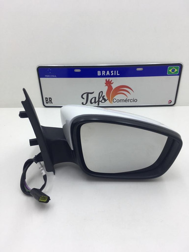 Retrovisor Gol Voyage G5 Elétrico Branco Original Passageiro