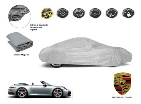 Funda Cubreauto Afelpada Porsche Carrera S Cabriolet 2020