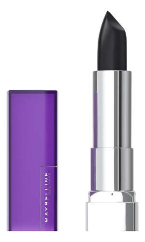 Labial Maybelline Color Sensational Pitch Black 845 845 Pitch Black