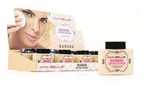 Base de maquillaje en polvo Max Belle BANANA SETTING POWDER Setting Powder polvo tono traslúcido - 25g