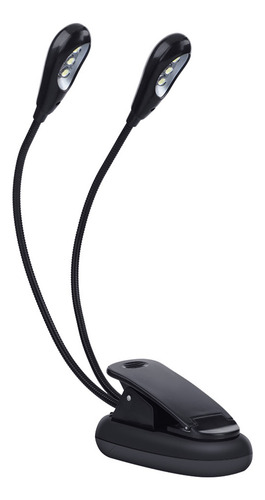 Lámpara Led Doble Brazo Ajustable Para Atril O Lectura