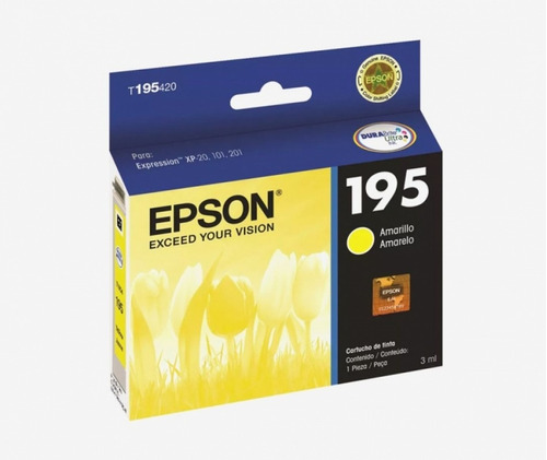 Cartucho Epson 195 Color Original (vencido)