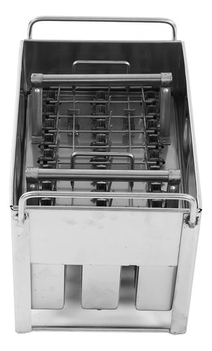 Molde Para Helado Modelo Bandeja De Hielo De Acero Inoxidabl