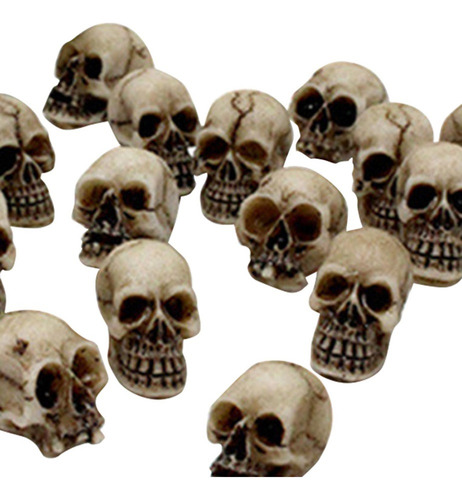 . 20x Mini Juego De Calaveras, Adorno De Esqueleto,