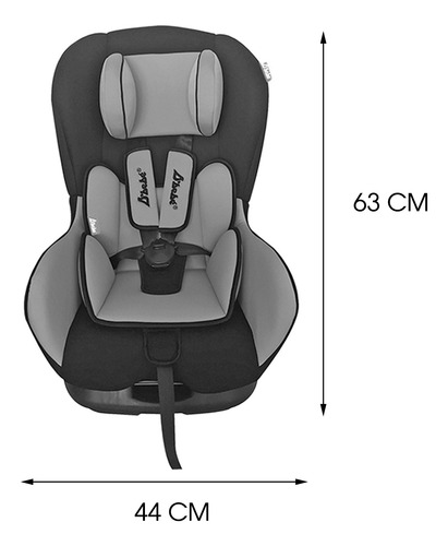 Imagen 3 de 4 de Autoasiento D'bebé Lux Confort Rojo