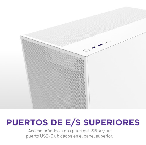 Gabinete Nzxt H7 Flow (2024) Mid-tower Case Blanco