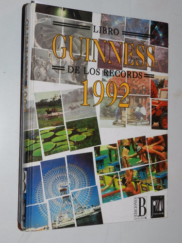 Guinness 1992. Libro De Los Records - L034