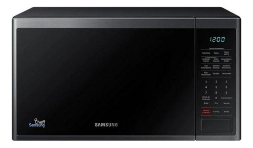 Horno Microondas Samsung Mg32j5133ag 32l Con Dorador Negro