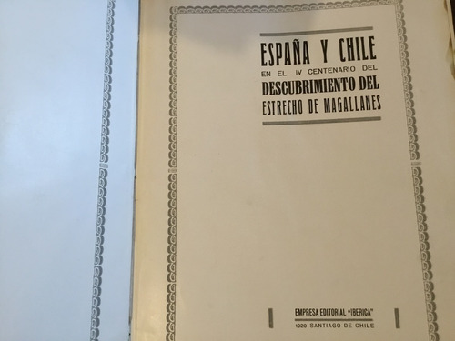 España Chilel Centenario Descubrimiento Estrecho Magallanes (Usado)