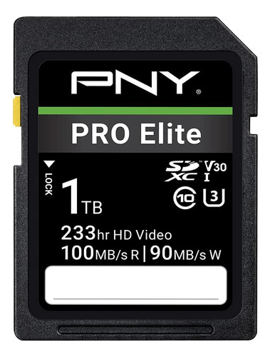 Tarjeta De Memoria Flash Pny Pro Elite Clase 10 1tb