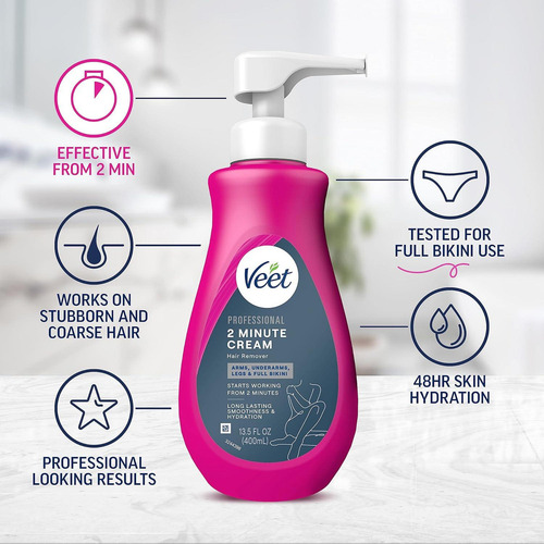 Crema Depilatoria Veet 2 Minutos Para Todo Tipo De Piel