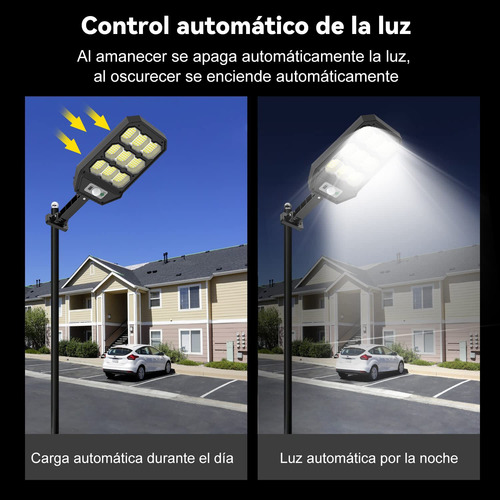 Lamparas Solares Exterior 279led Con Sensor Y Mando A Distan