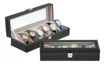 Comprar Caja Estuche Porta 6 Reloj Organizador Relojes Regalo Joyas