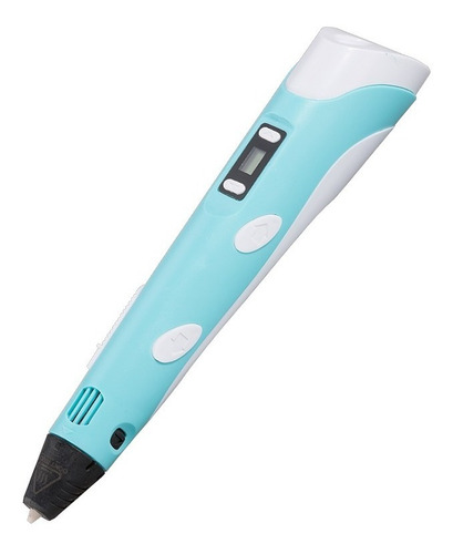 Lápiz 3d Impresora Modelado Plastico Lcd + Filamentos Azul
