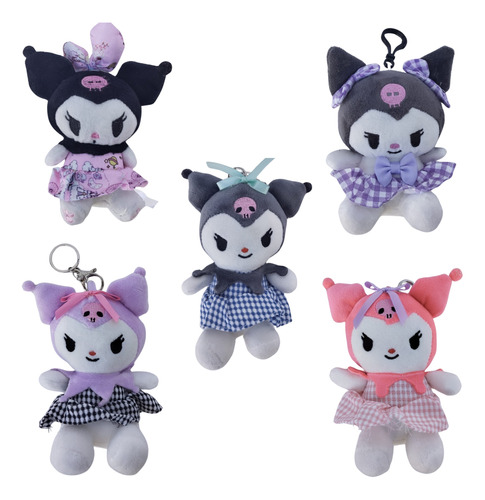 Peluche Llavero Personajes - Kuromi De Hello Kitty