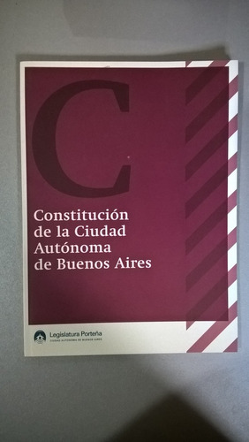 Constitución De La Ciudad Autónoma De Buenos Aires 